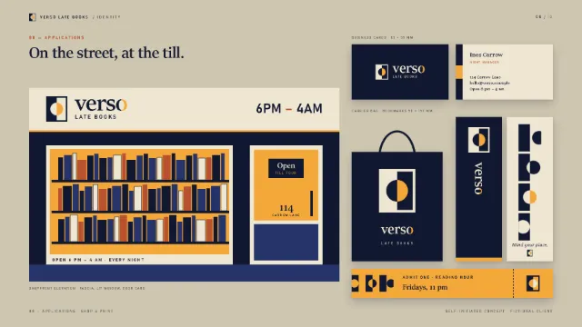 Presentation board 8: Shop and print