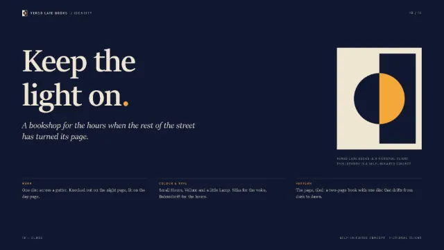 Presentation board 10: Close